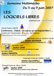 Affiche Semaine du Libre